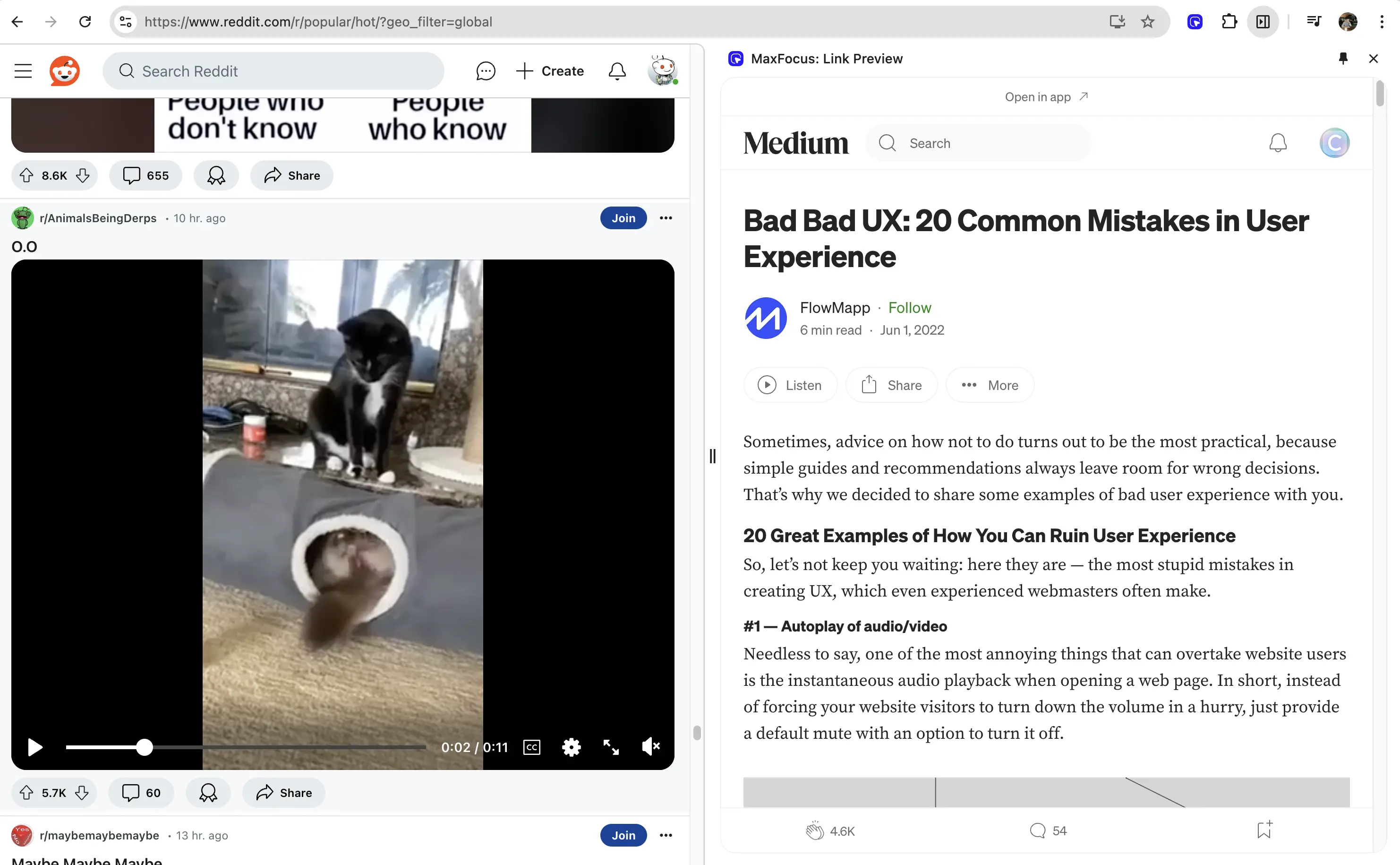 How to enable split screen mode in Chrome